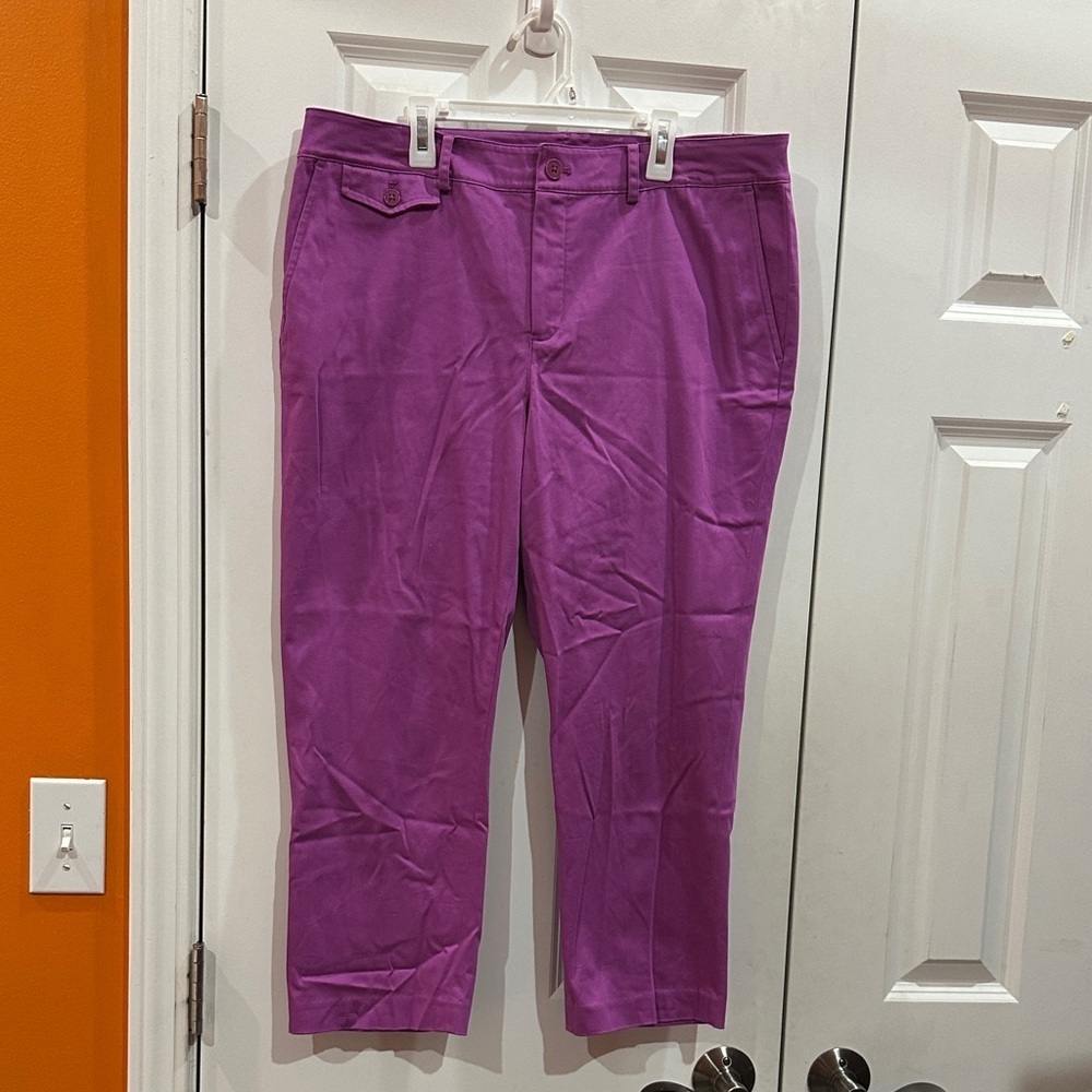 NWOT Ralph Lauren Men's Vibrant Purple Chinos size 14